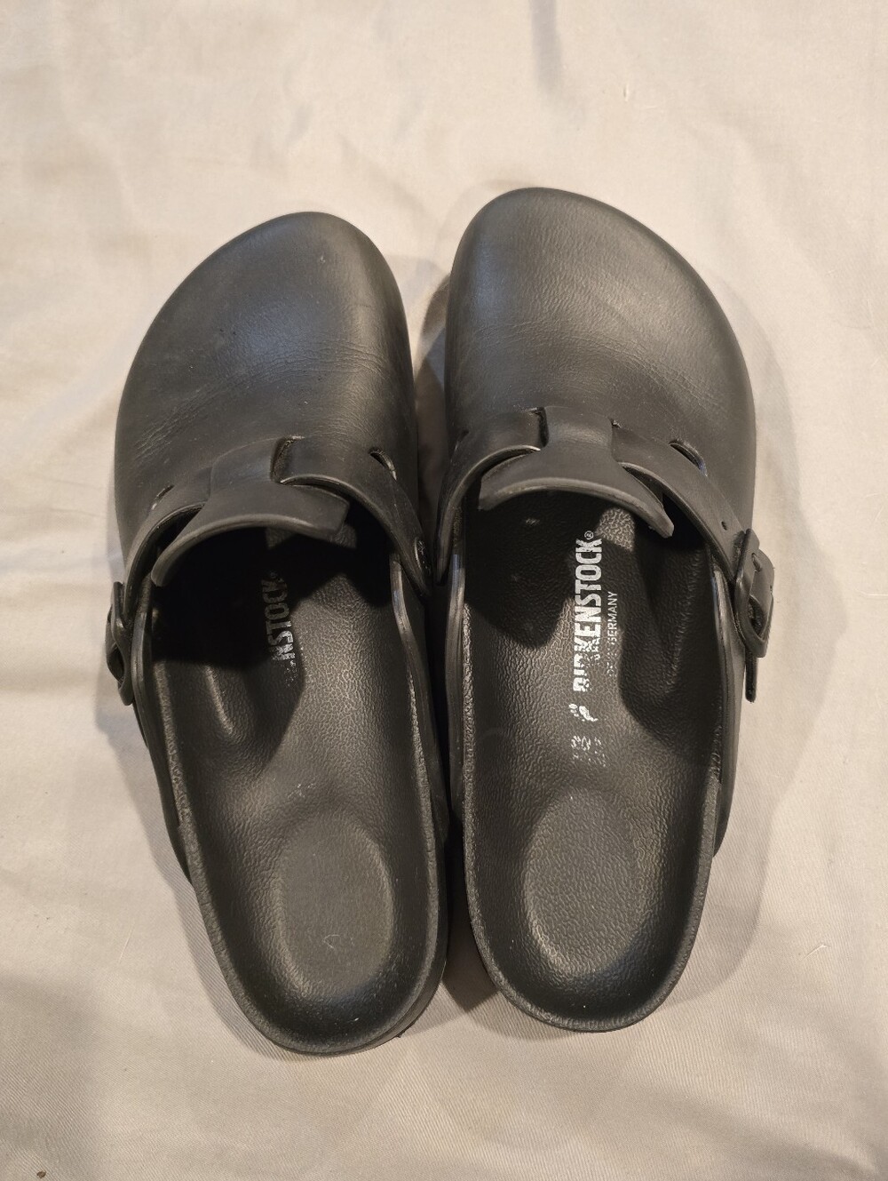 Birkenstock Unisex Boston Eva Clog Black Size Mens 5/Womens 7 - Picture 7 of 10